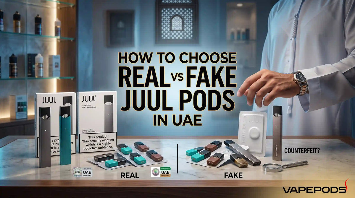 How to choose real vs fake juul pods in UAE: 5 Ways to Spot Counterfeits Before Buying