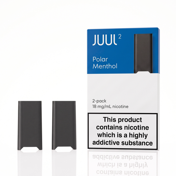 JUUL 2 Polar Menthol Pods — 2pcs Pack | 18mg Salt Nicotine
